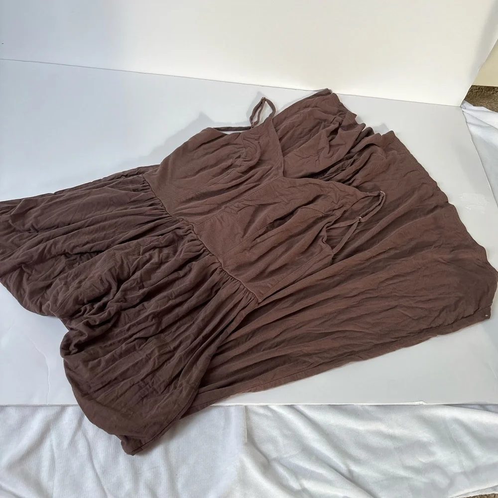 Soprano Chocolate Brown Women's Jumpsuit - Picture 2 of 3